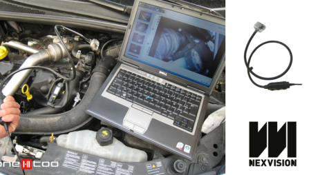 Industrial endoscope for car’s maintenance and remote visual expertise