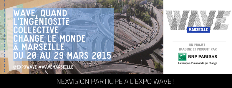 Nexvision participe à l’expo Wave 2015 à Marseille